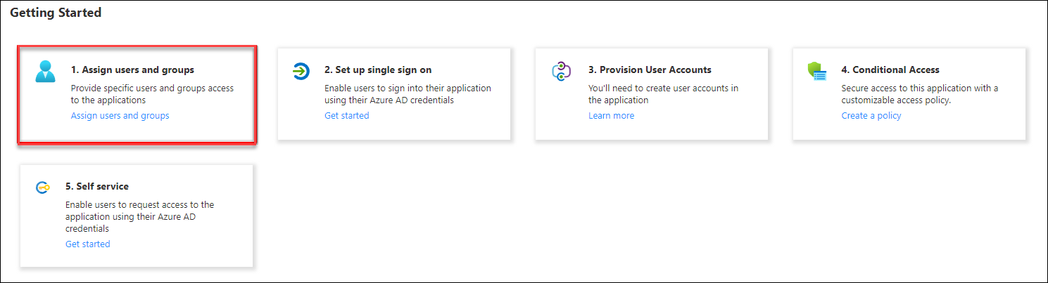 Assign users and groups button