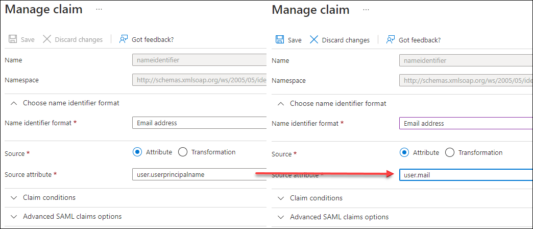 Manage claim dialog