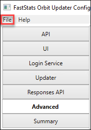 File save File Save option