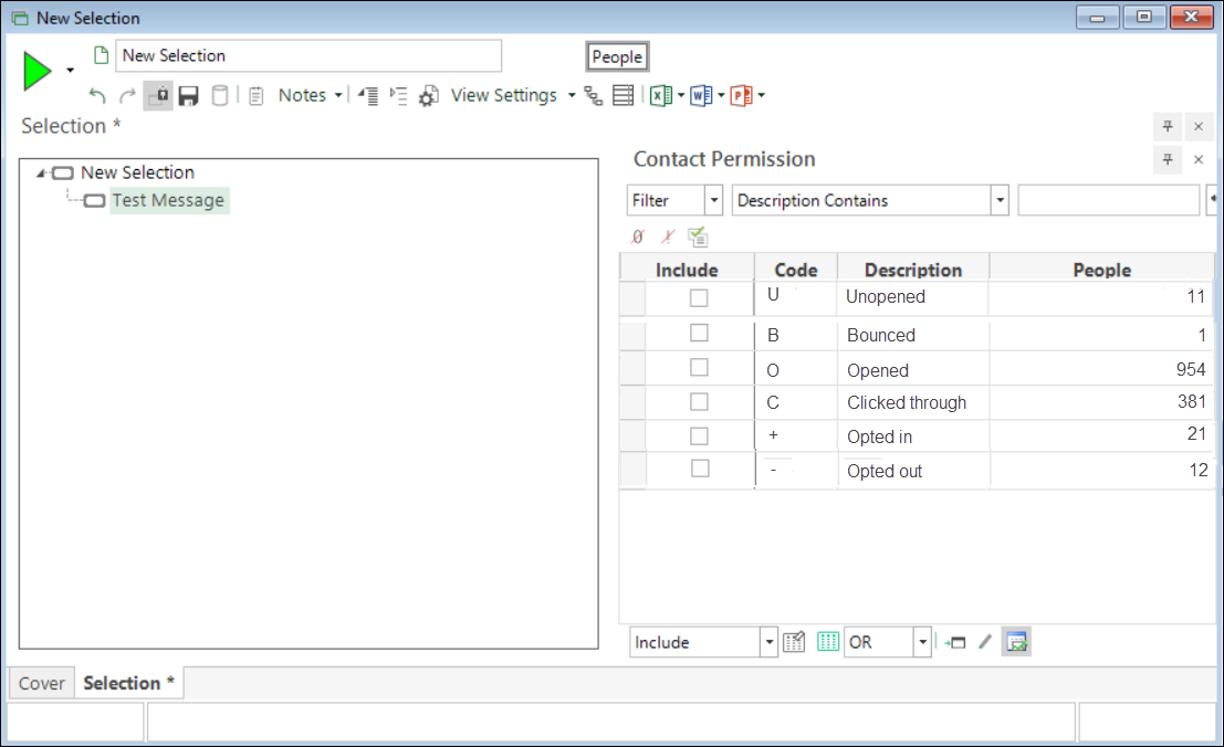 A Virtual Variable created using the Email Responses Wizard A Virtual Variable created using the Email Responses Wizard
