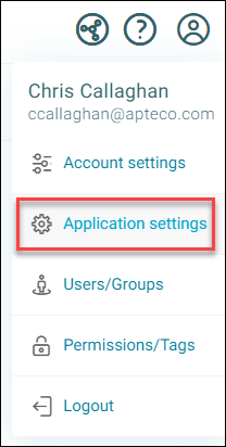 App settings