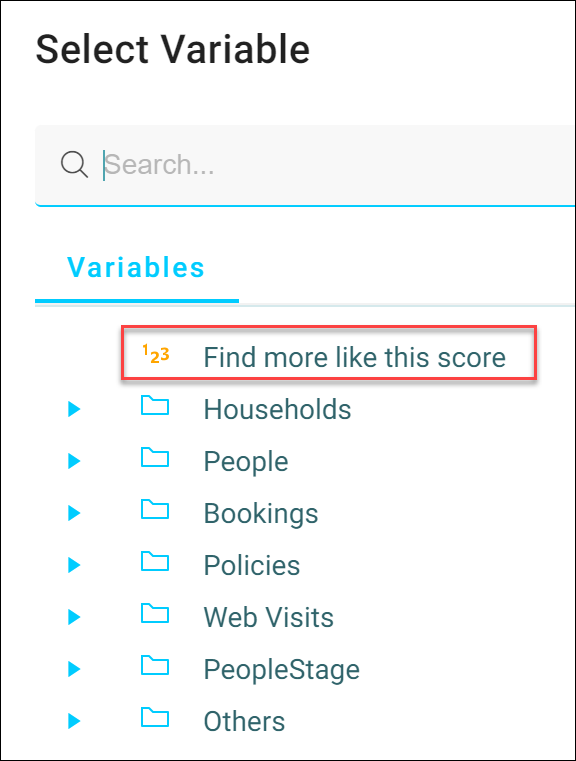 Score variable