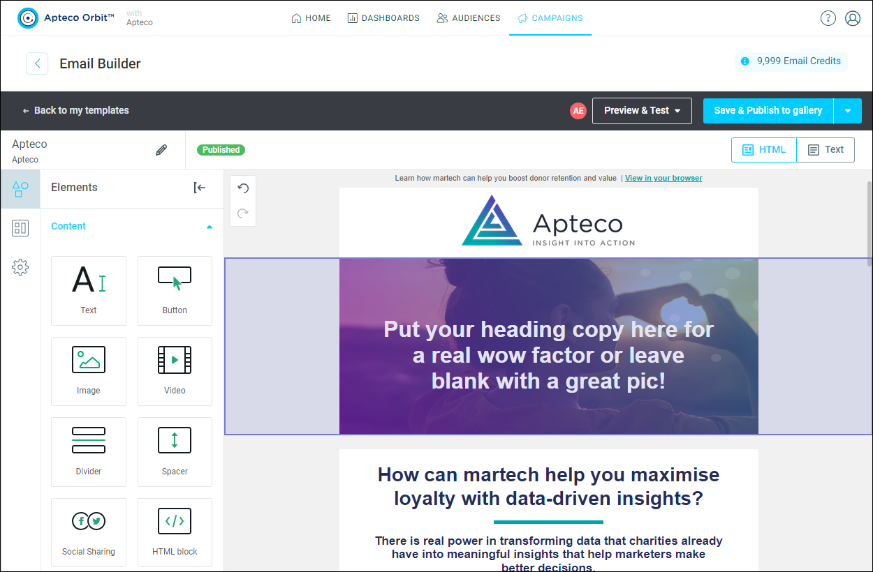 Apteco Email Builder
