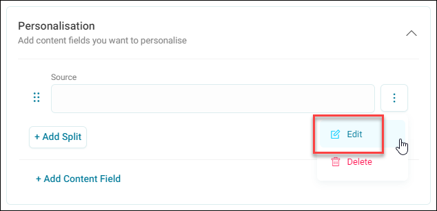 Edit a Content Field