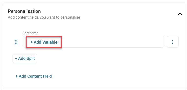 Add variable
