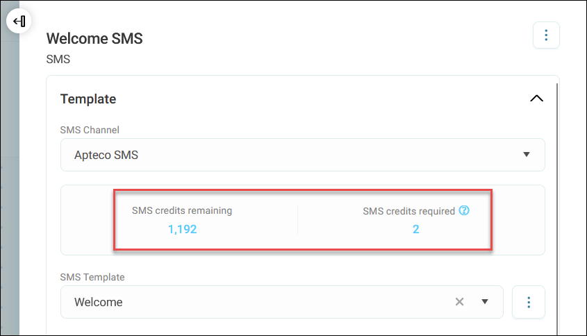 SMS credits