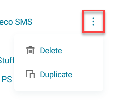 Delete or Duplicate