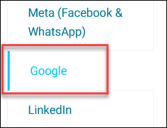 Google account