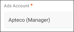 Ads Account