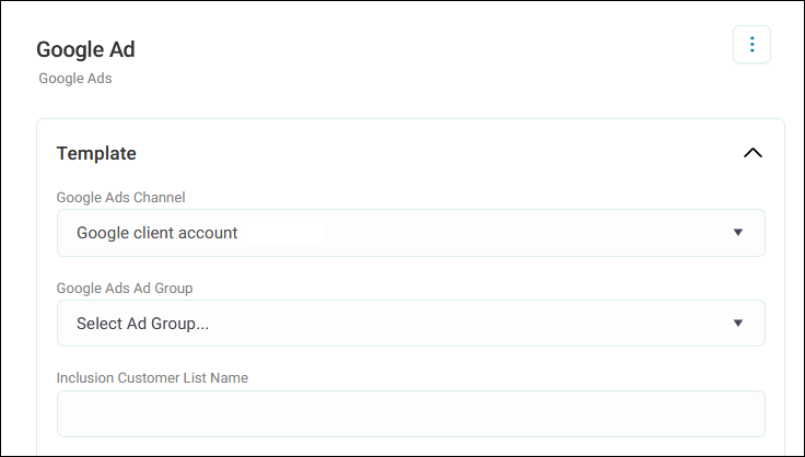 Client account