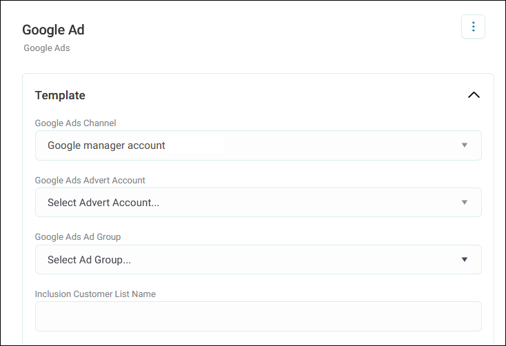 Manager account