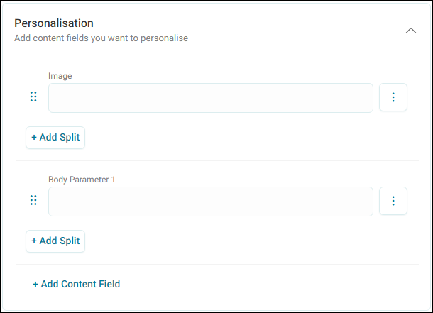 Example Content Fields