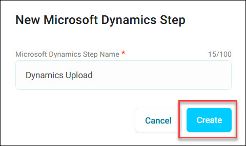 Create step