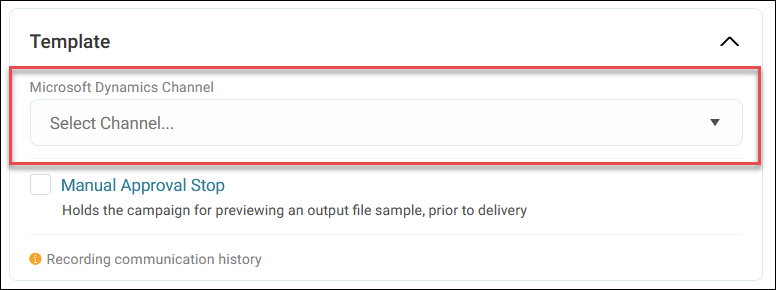 Dynamics template