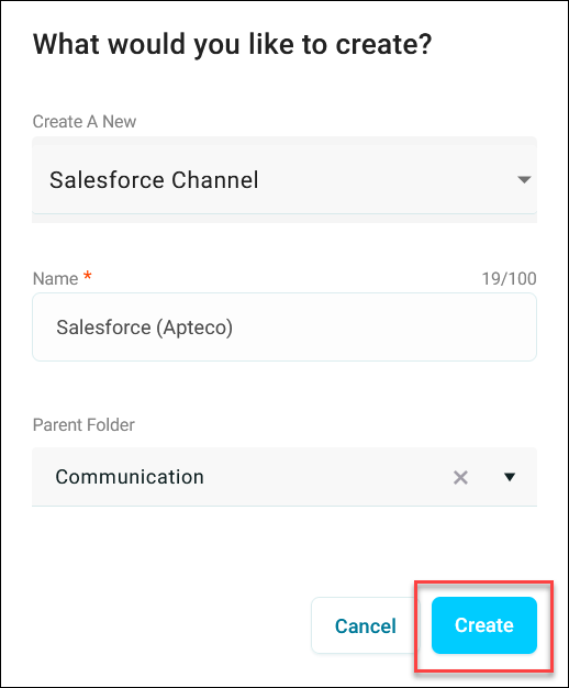 Salesforce channel