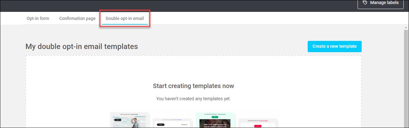Double Opt-in Email