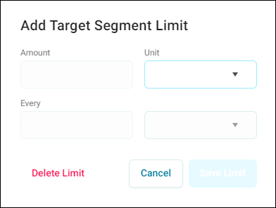 Add target segment limit