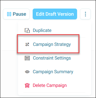 Campaign strategy