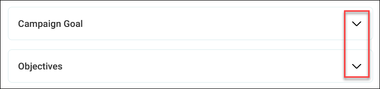 Goal and objective detail