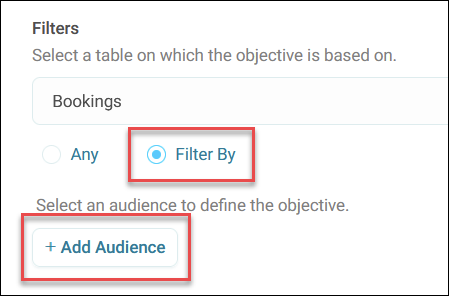 Add audience