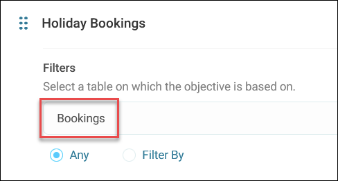 Select a table
