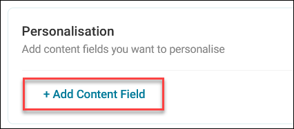 Add content field