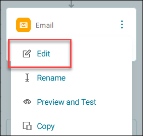 Edit message step