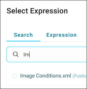 Select expression