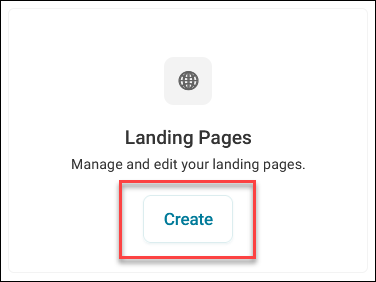 Create a page