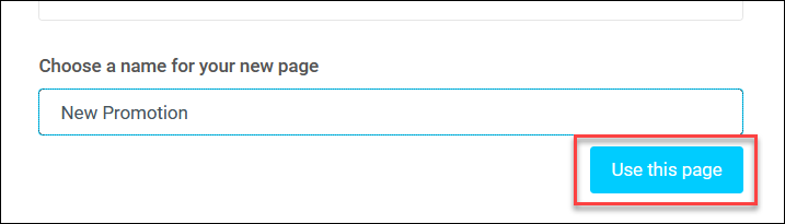Page name
