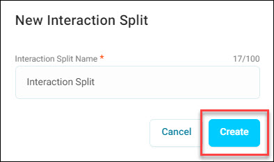 Interaction Split