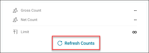 Refresh counts