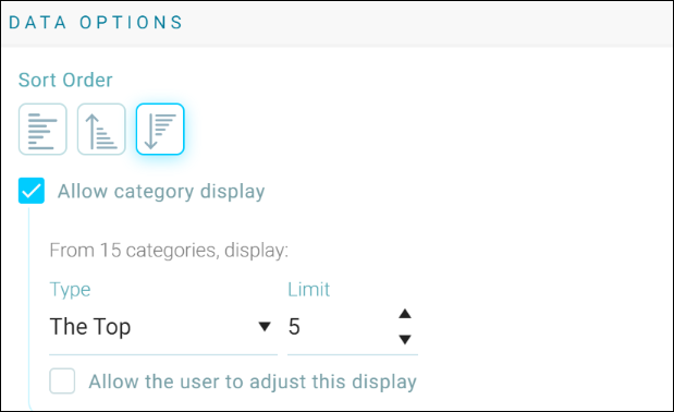 Data options