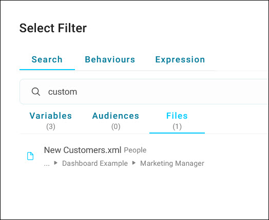 Searching files Searching files