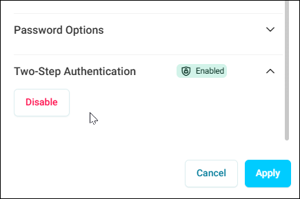 Admin disable Admin disable