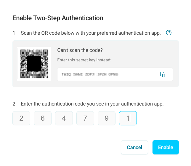 Enter code Enter code