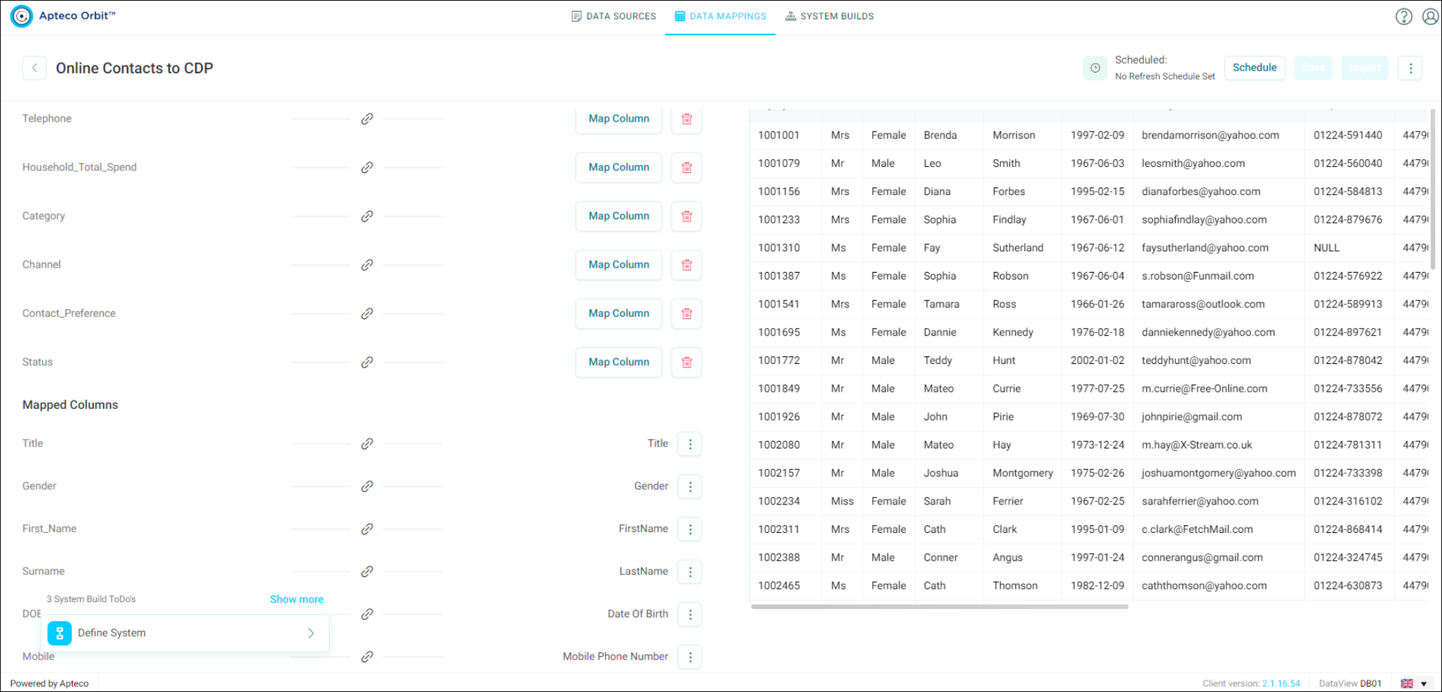 Correctly mapped
