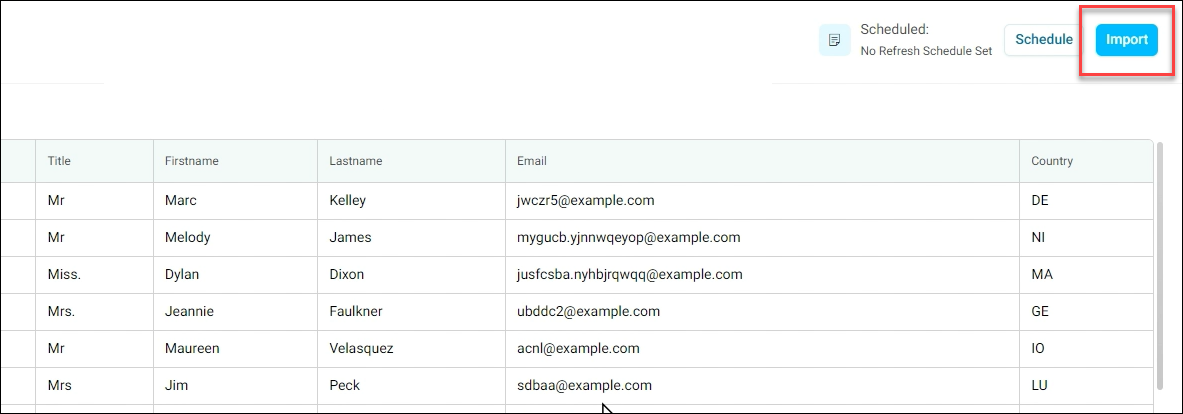 Import Data