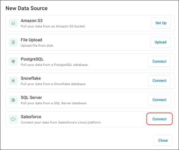 Salesforce connect