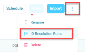 ID resolution rules