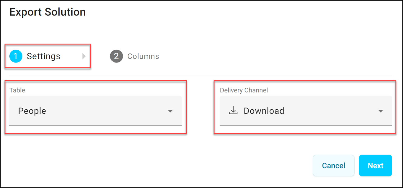 Export solution