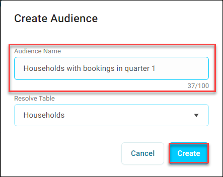 Audience name