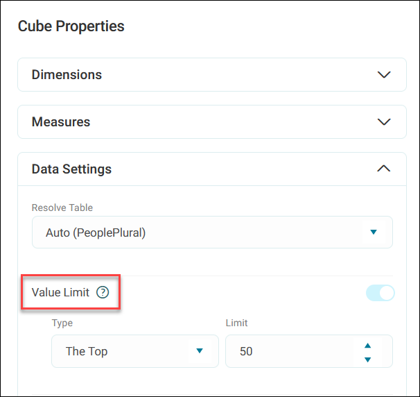 Data Settings