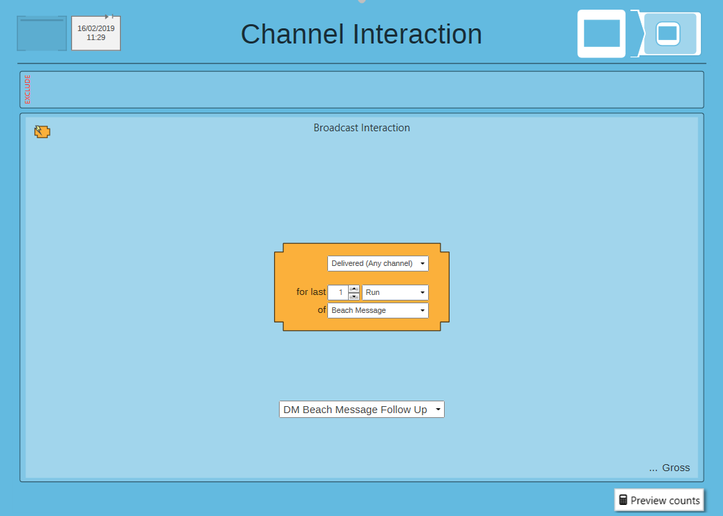 Broadcast Interaction Email