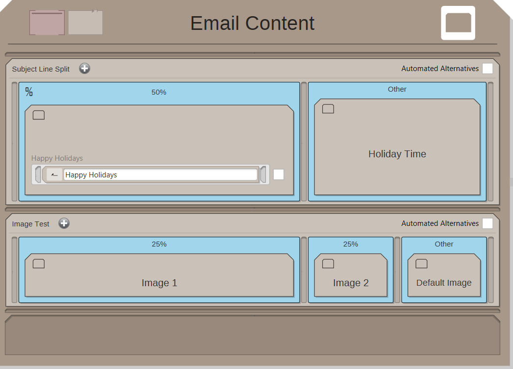 Subject Line Split and Image Test