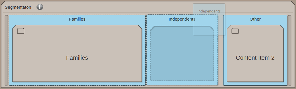 Adding a Segment to Content Step
