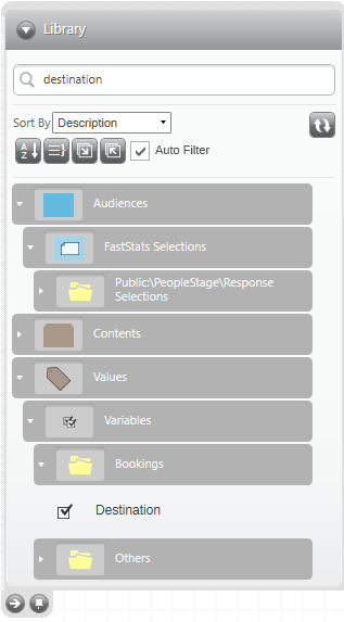 Library Content Step