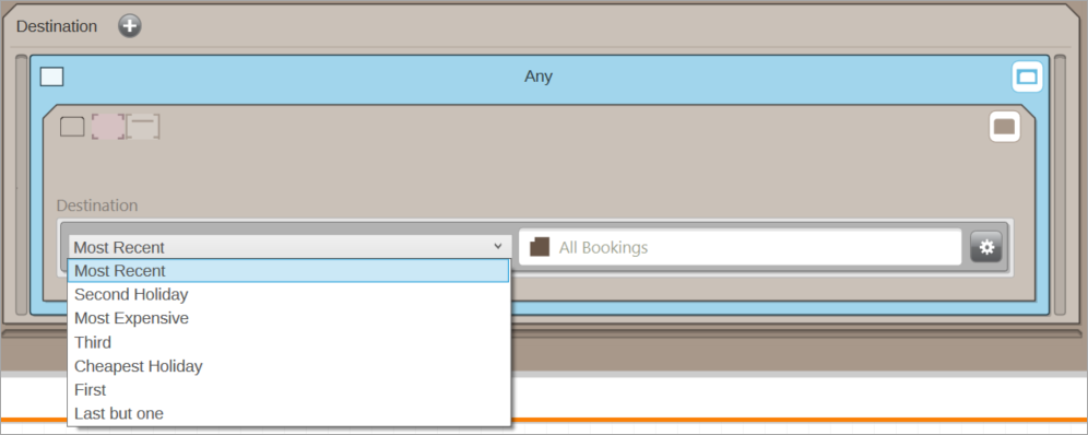 Content Recency Drop-Down