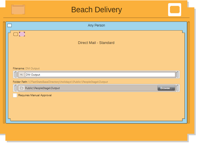 Selecting Manual Approval