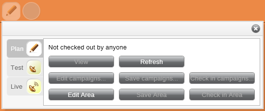 Plan Status Not Checked Out